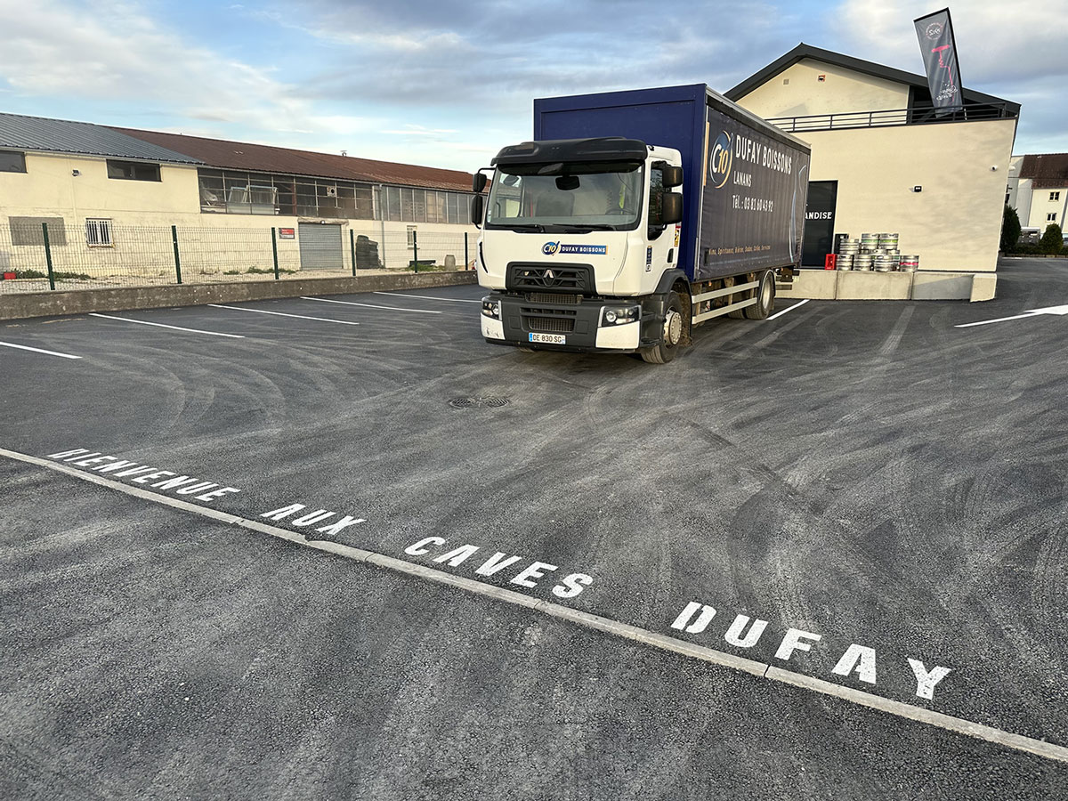 AMENAGEMENT D’UN PARKING à Saône